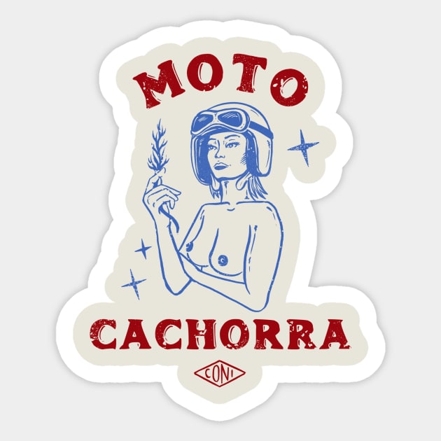 Moto cachorra Sticker by conicuri